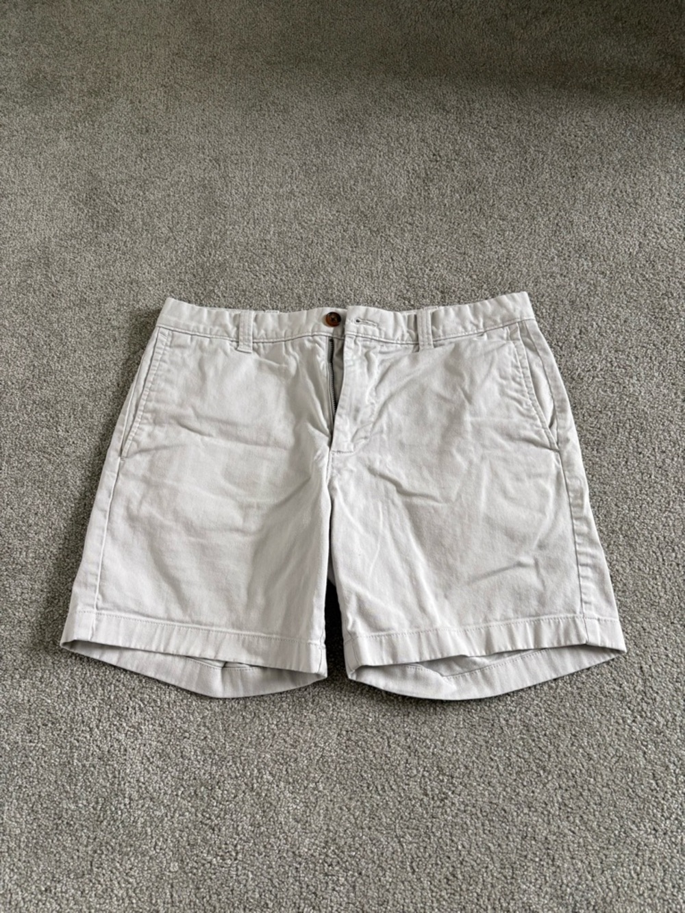 J. Crew Men's Light Gray Cotton Shorts